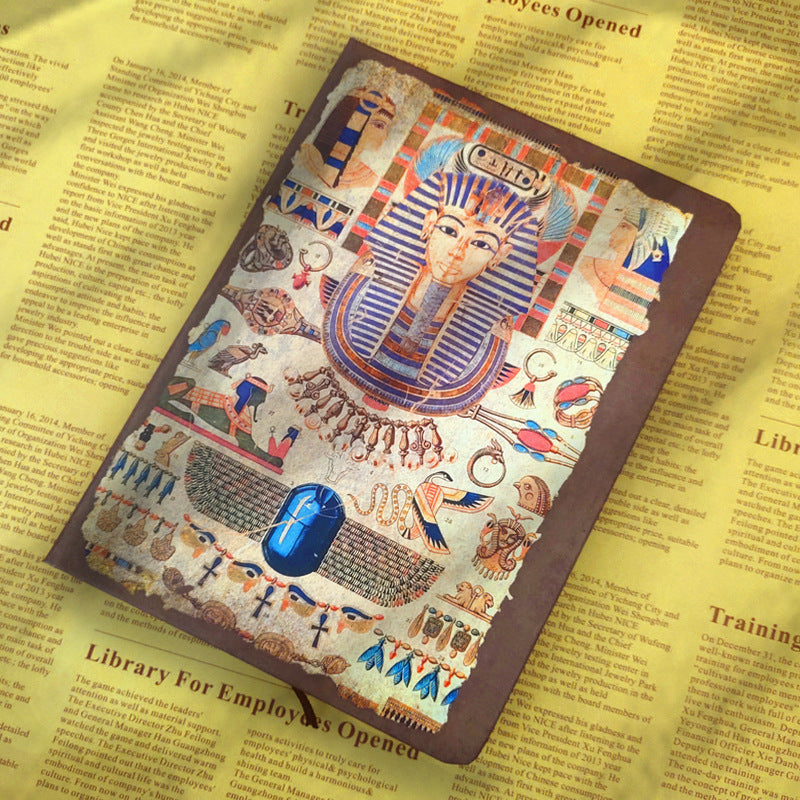 Wholesale Kraft Paper A5 Retro Color Page Illustration Culture Notebook